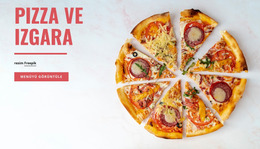 Pizza Ve Izgara Joomla Şablonu 2024