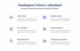 Funkce Rozvržení Motivu Pro Řešení Cloudového Hostingu
