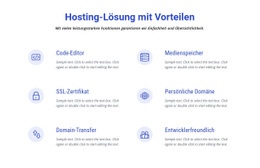 HTML5-Vorlage Cloud-Hosting-Lösungen Für Jedes Gerät