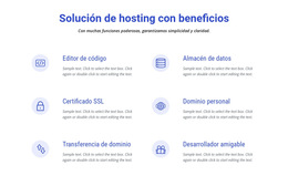 Funcionalidad De Diseño De Tema Para Soluciones De Alojamiento En La Nube