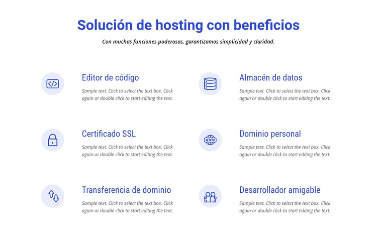 Soluciones de alojamiento en la nube Tema de WordPress