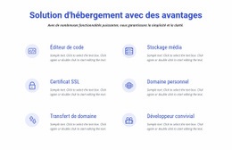 Solutions D'Hébergement Cloud - Maquette De Site Web Professionnel