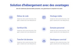 Modèle De Conception Gratuit Pour Solutions D'Hébergement Cloud