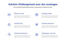 Disposition CSS Pour Solutions D'Hébergement Cloud