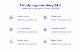 Ingyenes Tervezősablon Cloud Hosting Megoldások Számára