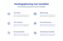 Cloud Hosting-Oplossingen - HTML-Sjablooncode