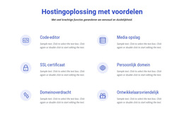 Thema-Indelingsfunctionaliteit Voor Cloud Hosting-Oplossingen