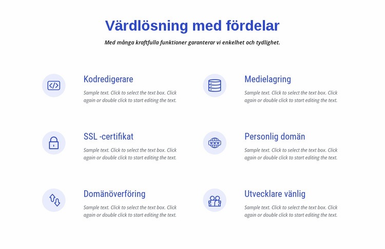 Cloud hosting -lösningar Mall