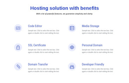 Free Design Template For Cloud Hosting Solutions