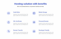 Theme Layout Functionality For Cloud Hosting Solutions