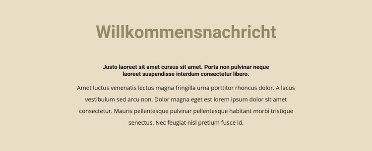 Text auf beigem Hintergrund CSS-Vorlage