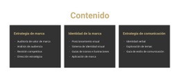 Contenido Del Sitio - Creador De Sitios Web