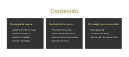 Contenido Del Sitio Diseño De Sitios Web