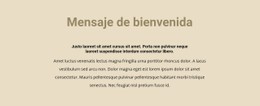 Texto Sobre Fondo Beige Plantilla Html Básica Con CSS