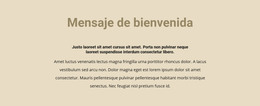 Texto Sobre Fondo Beige: Plantilla Web HTML