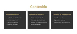 Contenido Del Sitio Agencia Creativa