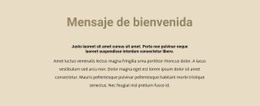 Texto Sobre Fondo Beige - Plantilla HTML5 Gratuita