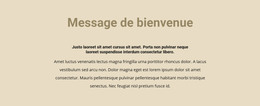 Texte Sur Fond Beige - Modèle Web HTML