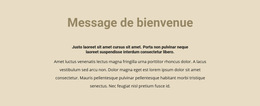 Texte Sur Fond Beige : Modèle De Site Web Simple