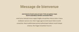 Texte Sur Fond Beige - Modèle D'Une Page Réactif