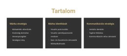 Tartalom A Webhelyhez - Ingyenes Sablonok