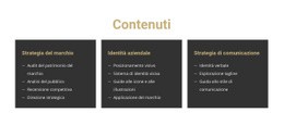 Contenuti Per Il Sito - Costruttore Di Siti Web