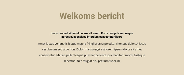 Tekst op beige achtergrond Joomla-sjabloon