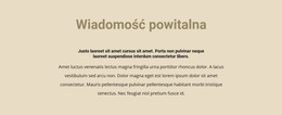 Uniwersalny Motyw WordPress Dla Tekst Na Beżowym Tle