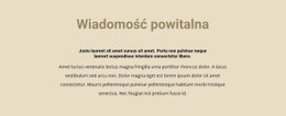Tekst Na Beżowym Tle Podstawowy Szablon HTML Z CSS