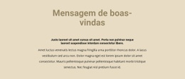 Texto Em Fundo Bege - Design Criativo De Sites Multiuso