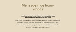 Texto Em Fundo Bege - Maquete De Site Profissional Personalizável