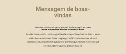 Texto Em Fundo Bege Modelo Html Básico Com CSS