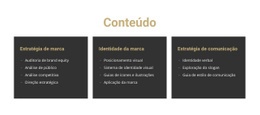 Conteúdo Para O Site - Melhor Modelo HTML5