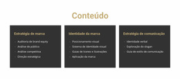 Conteúdo Para O Site - Inspiração De Template Joomla