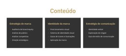 Conteúdo Para O Site – Página De Destino Para Qualquer Dispositivo