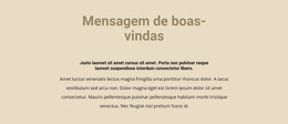 Tema WordPress Multifuncional Para Texto Em Fundo Bege