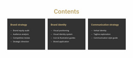 Content For The Site Website Design