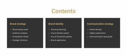 Content For The Site - Best Website Template Design