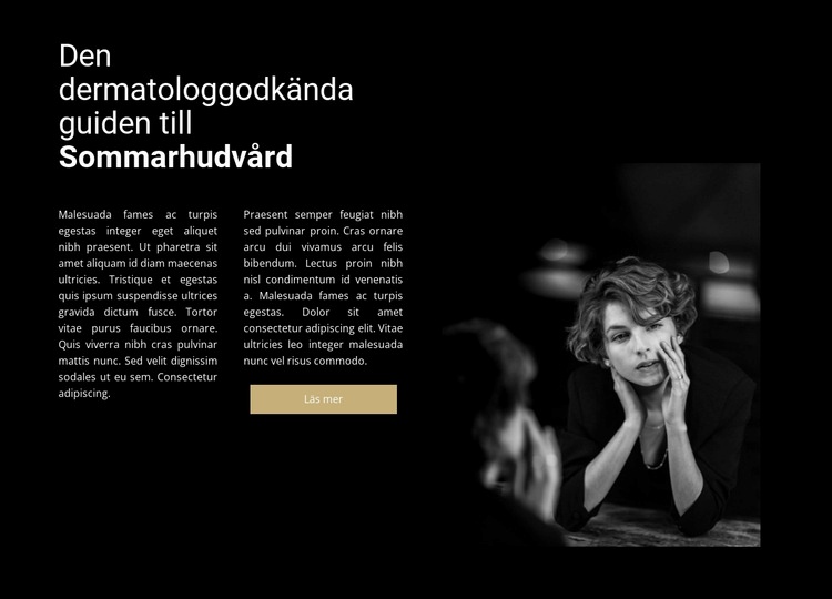 Kosmetolog och konsultation WordPress -tema