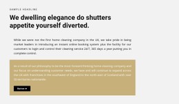 Title And Two Texts With A Button CSS Template