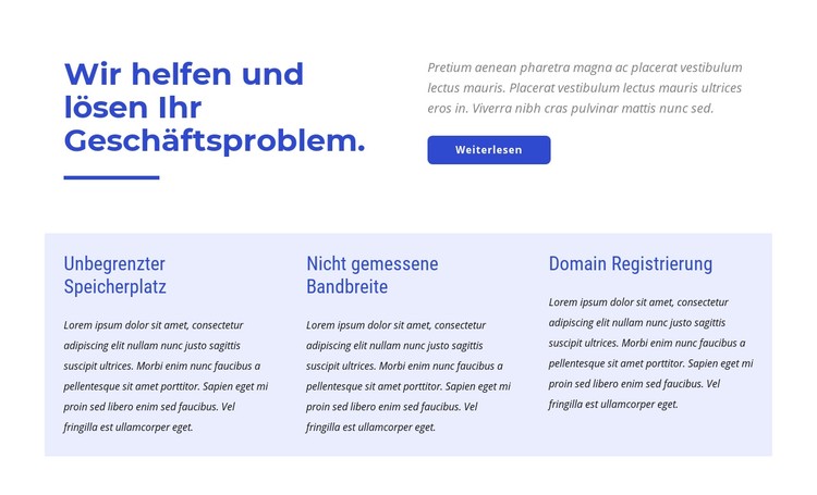 Europäisches Premium-Hosting CSS-Vorlage