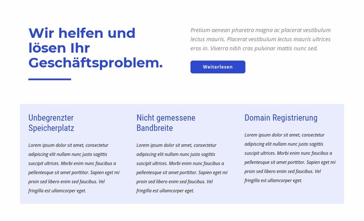 Europäisches Premium-Hosting HTML Website Builder