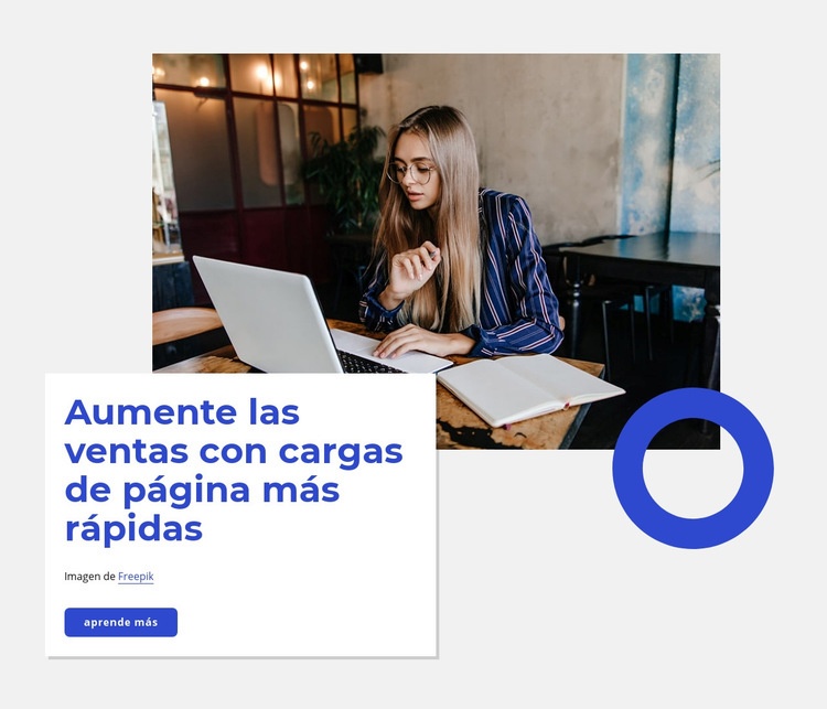 Aumentar las ventas Plantillas de creación de sitios web