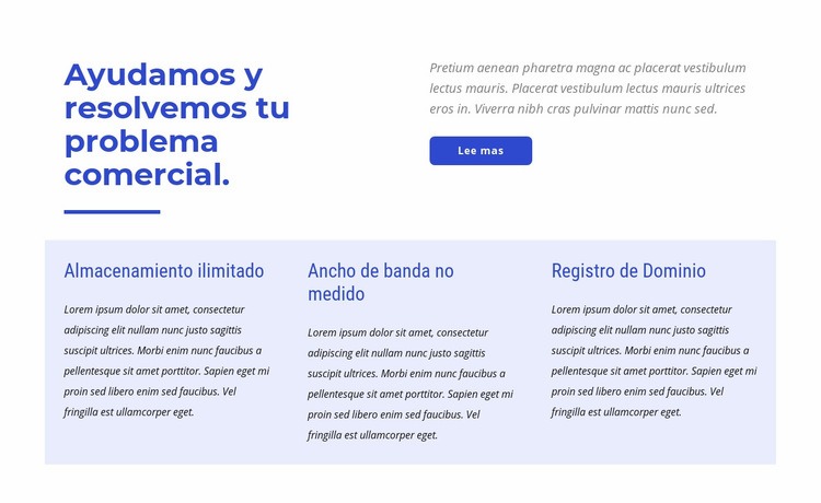 Alojamiento europeo premium Plantillas de creación de sitios web