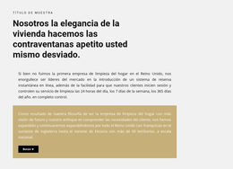 Título Y Dos Textos Con Un Botón - Tema Responsivo De WordPress