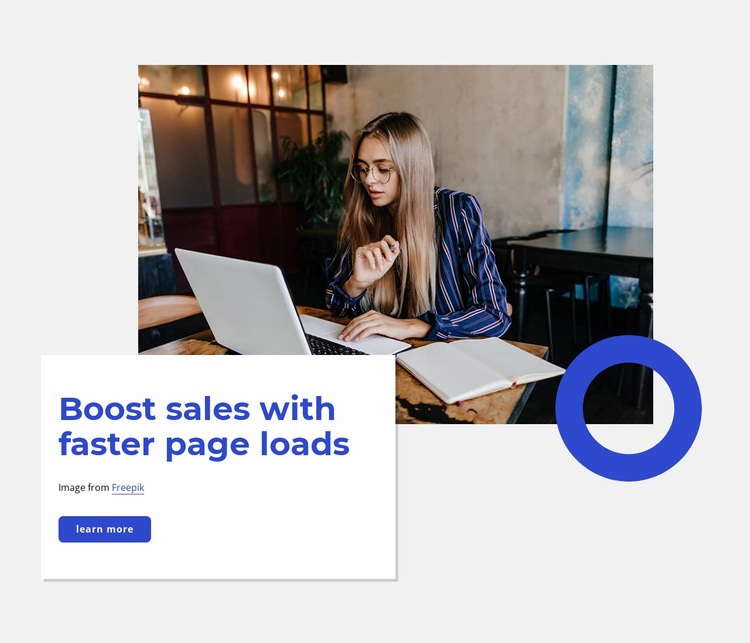 Boost sales Homepage Design