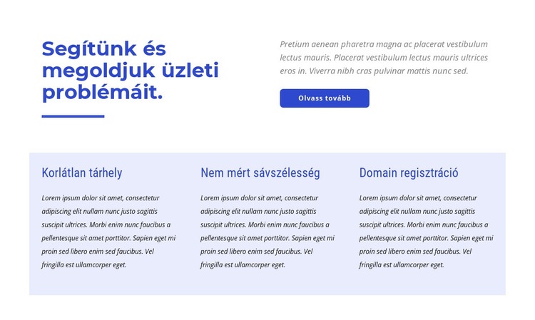 Prémium európai tárhely Weboldal tervezés