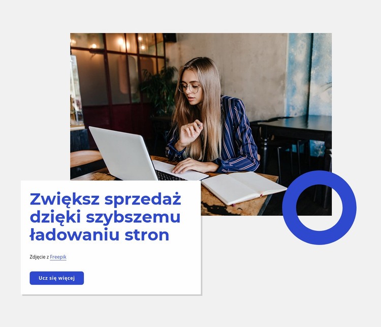 Zwiększ sprzedaż Szablony do tworzenia witryn internetowych