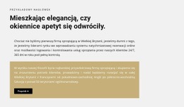 Tytuł I Dwa Teksty Z Przyciskiem - Łatwy Projekt Strony Internetowej