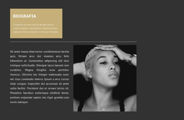 Tema WordPress Gratuito Para Biografia Da Modelo Italiana